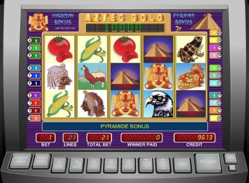Игровые автоматы играть на реальные деньги - Aztec Gold