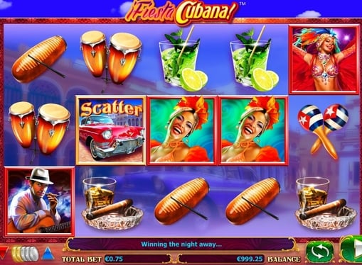 Игровые автоматы на реальные деньги - Fiesta Cubana