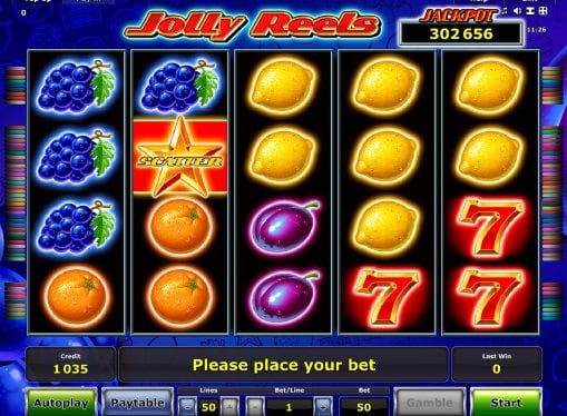 Игровые автоматы на реальные деньги - Jolly Reels
